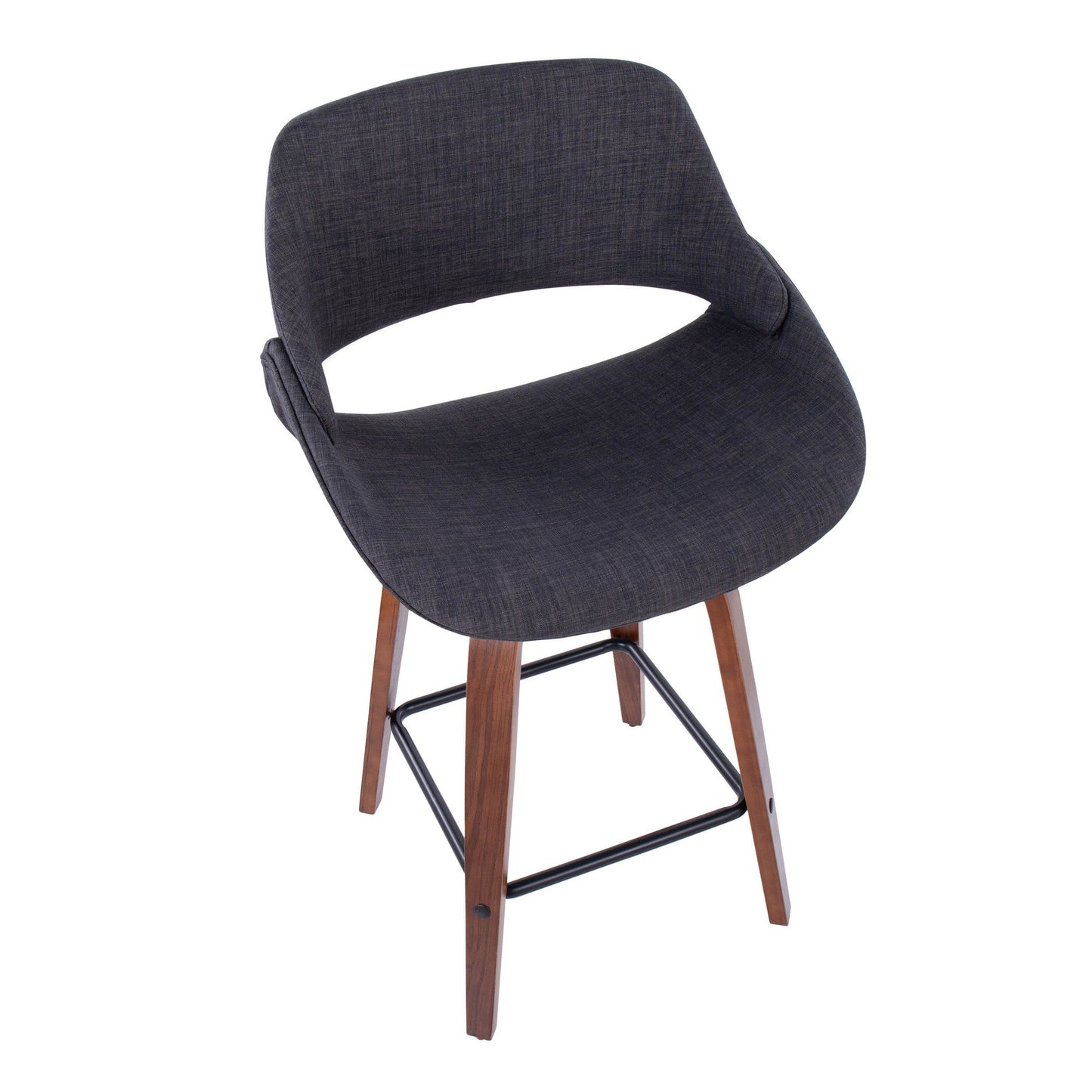 Fabrico 26" Fixed-Height Counter Stool - Set of 2 By LumiSource | Counter Stools | Modishstore - 8