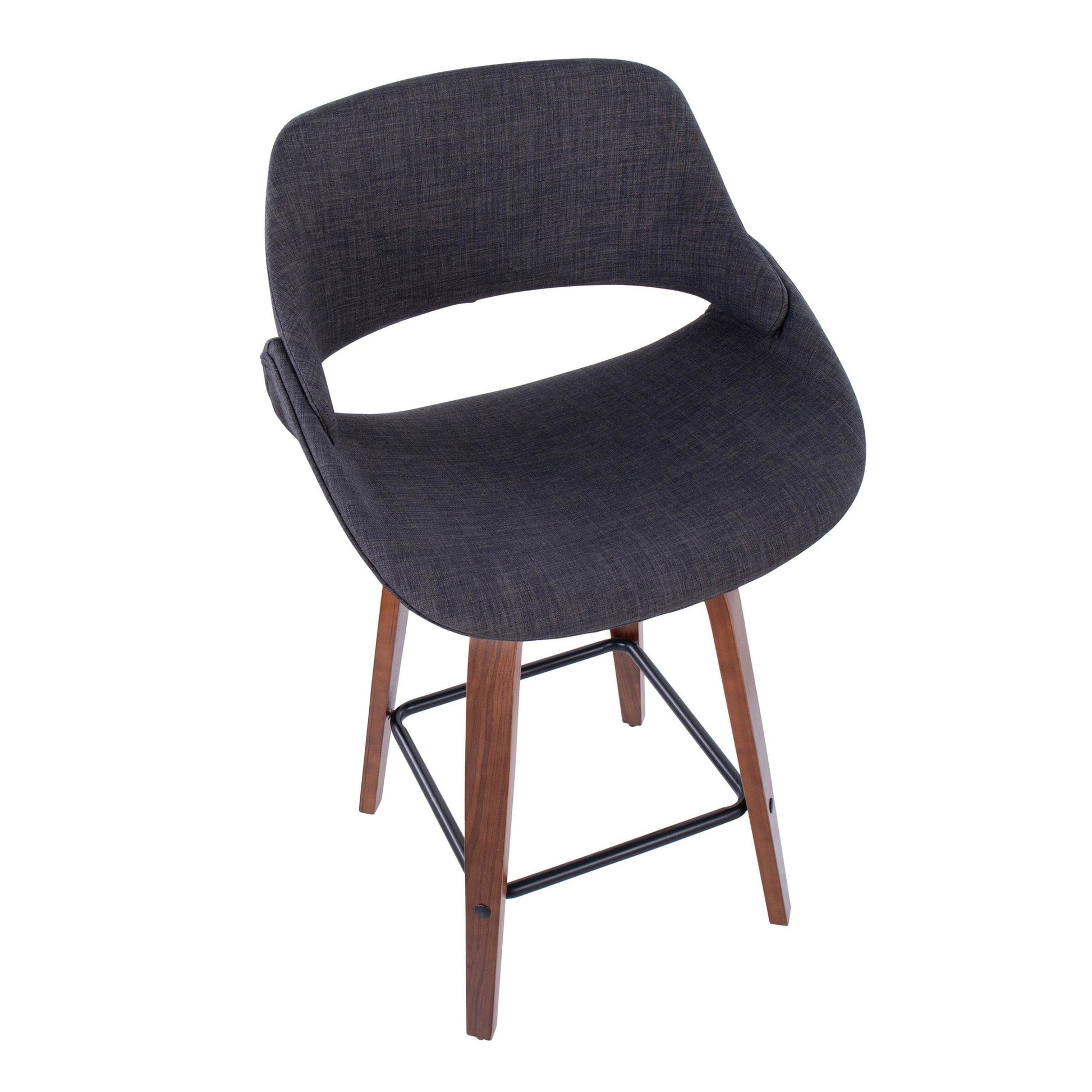 Fabrico 26" Fixed-Height Counter Stool - Set of 2 By LumiSource | Counter Stools | Modishstore - 8