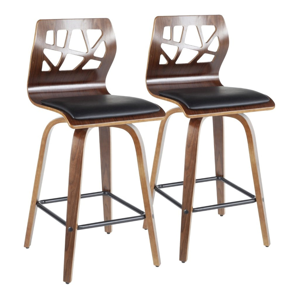 LumiSource Folia Counter Stool - Set of 2-2