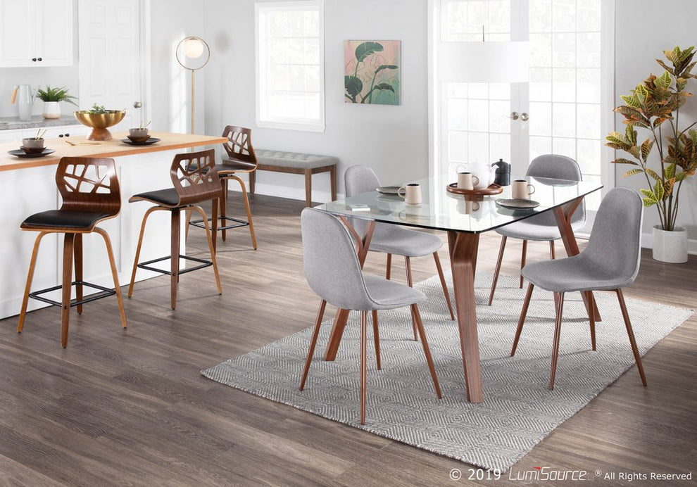 LumiSource Folia Counter Stool - Set of 2-5