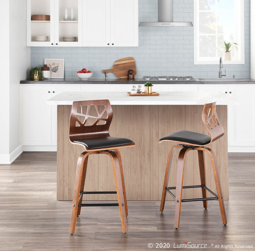 LumiSource Folia Counter Stool - Set of 2-3