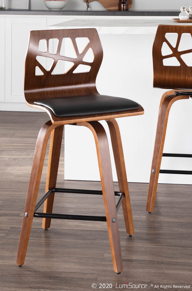 LumiSource Folia Counter Stool - Set of 2-6
