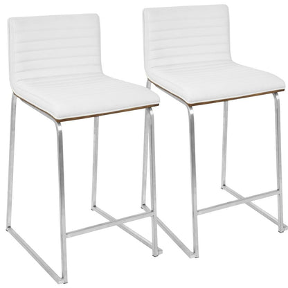 LumiSource Mara Counter Stool - Set of 2-2