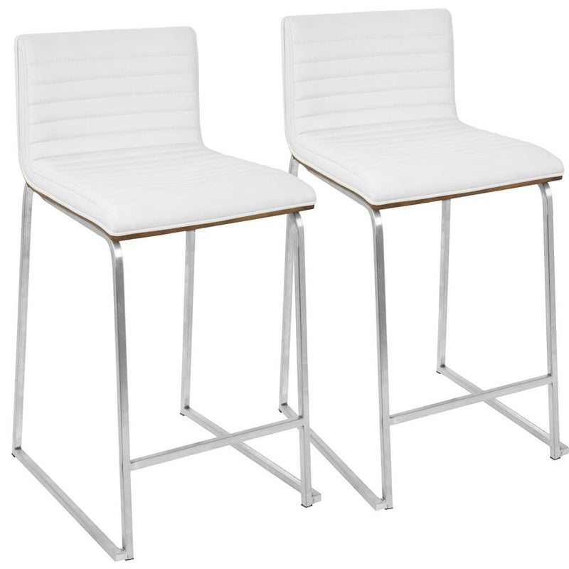 LumiSource Mara Counter Stool - Set of 2-2