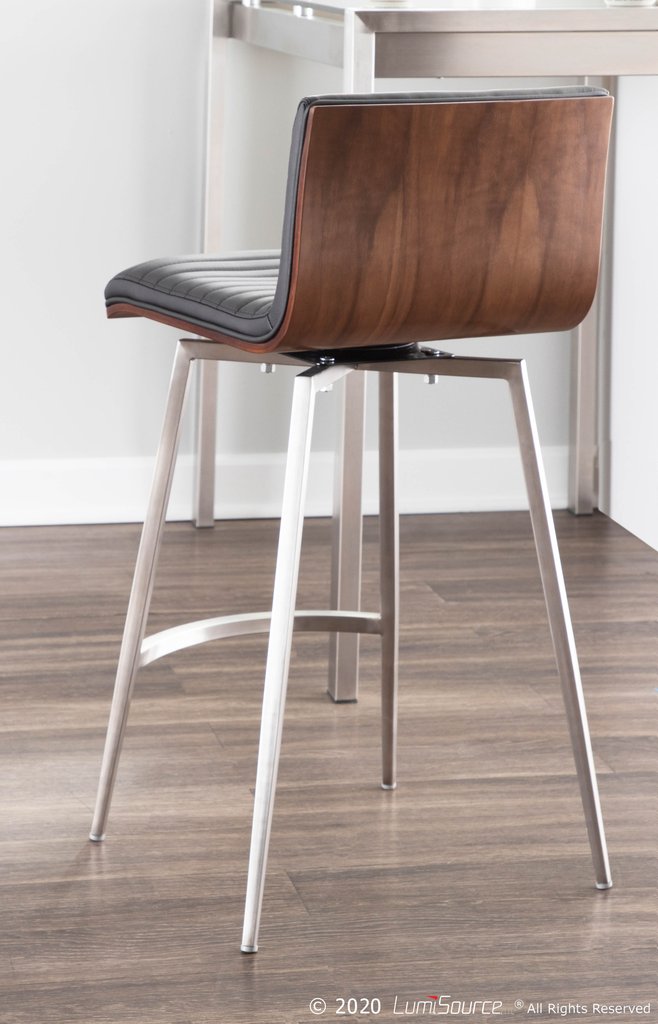 LumiSource Mason Swivel Counter Stool - Set of 2-4