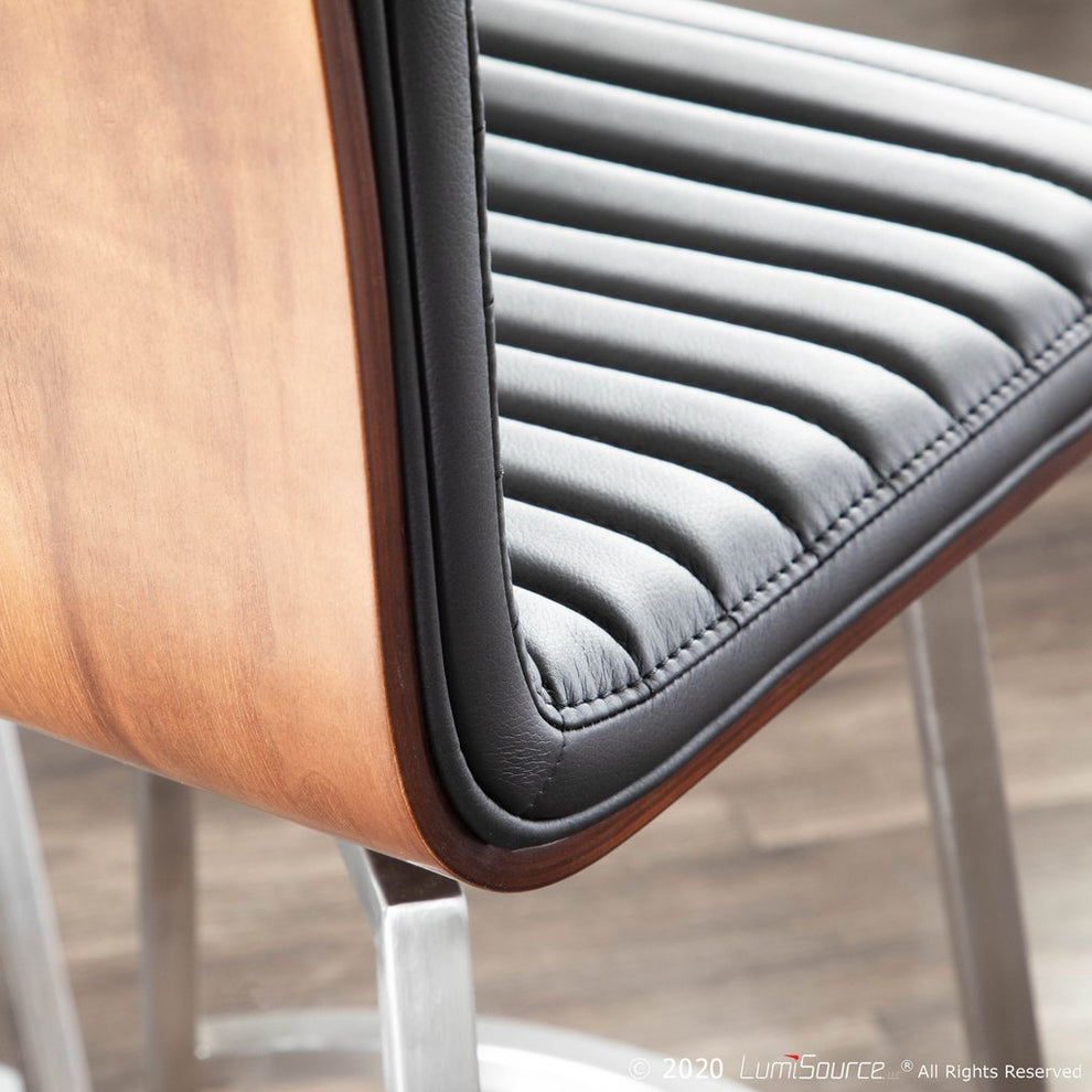 LumiSource Mason Swivel Counter Stool - Set of 2-5