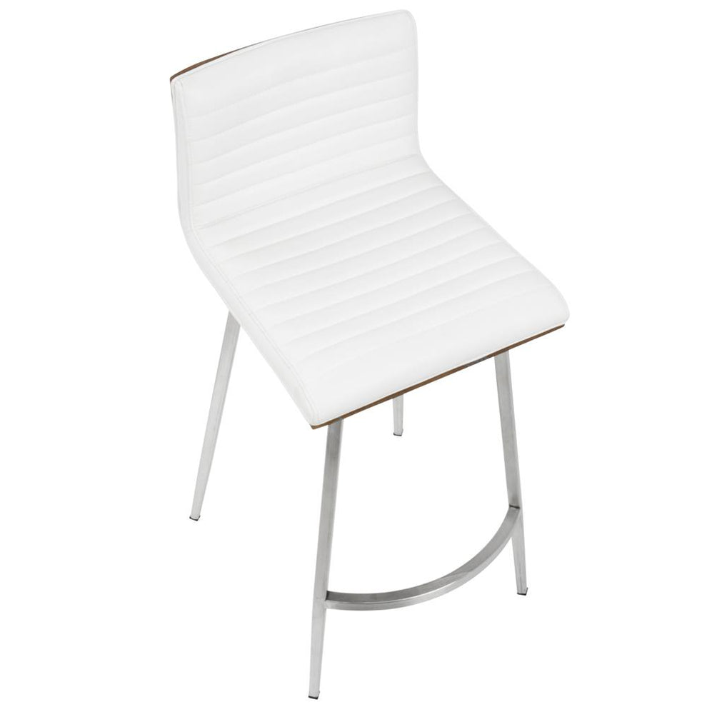 LumiSource Mason Swivel Counter Stool - Set of 2-2