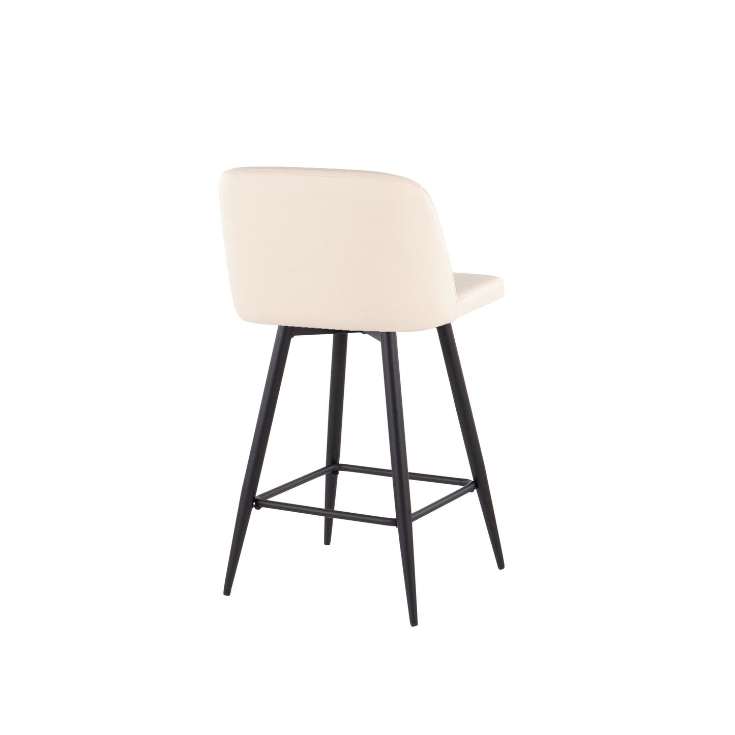 Toriano 26" Contemporary Fixed Height Counter Stool with By LumiSource - Set of 2 | Counter Stools | Modishstore - 11