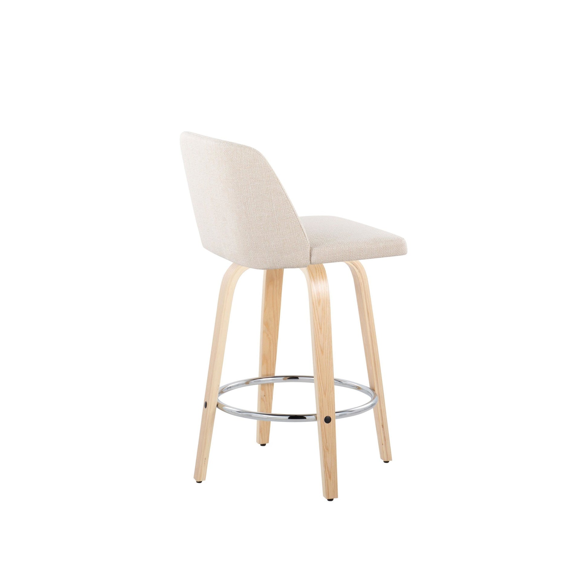 Toriano 26" Fixed Height Counter Stool - Set of 2 By LumiSource | Counter Stools | Modishstore - 4