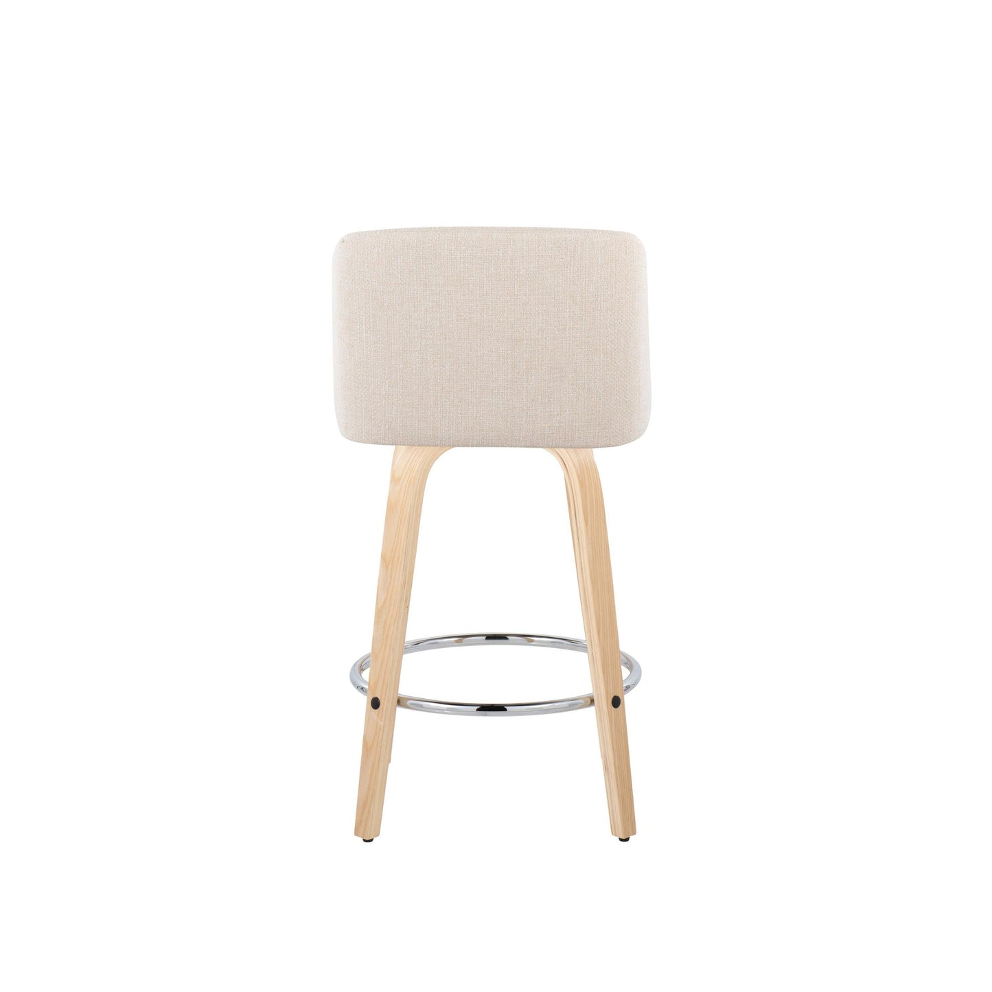 Toriano 26" Fixed Height Counter Stool - Set of 2 By LumiSource | Counter Stools | Modishstore - 5