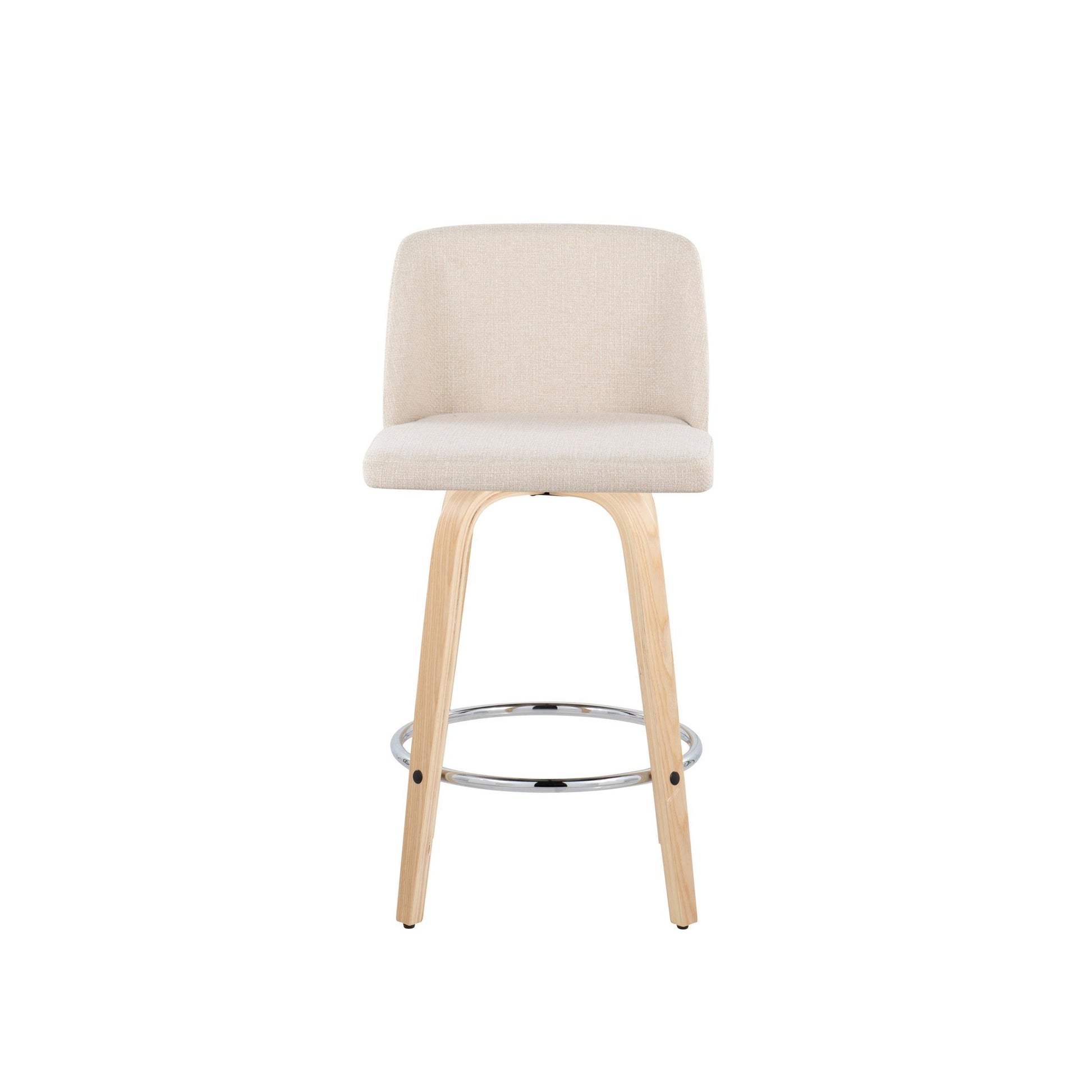 Toriano 26" Fixed Height Counter Stool - Set of 2 By LumiSource | Counter Stools | Modishstore - 6