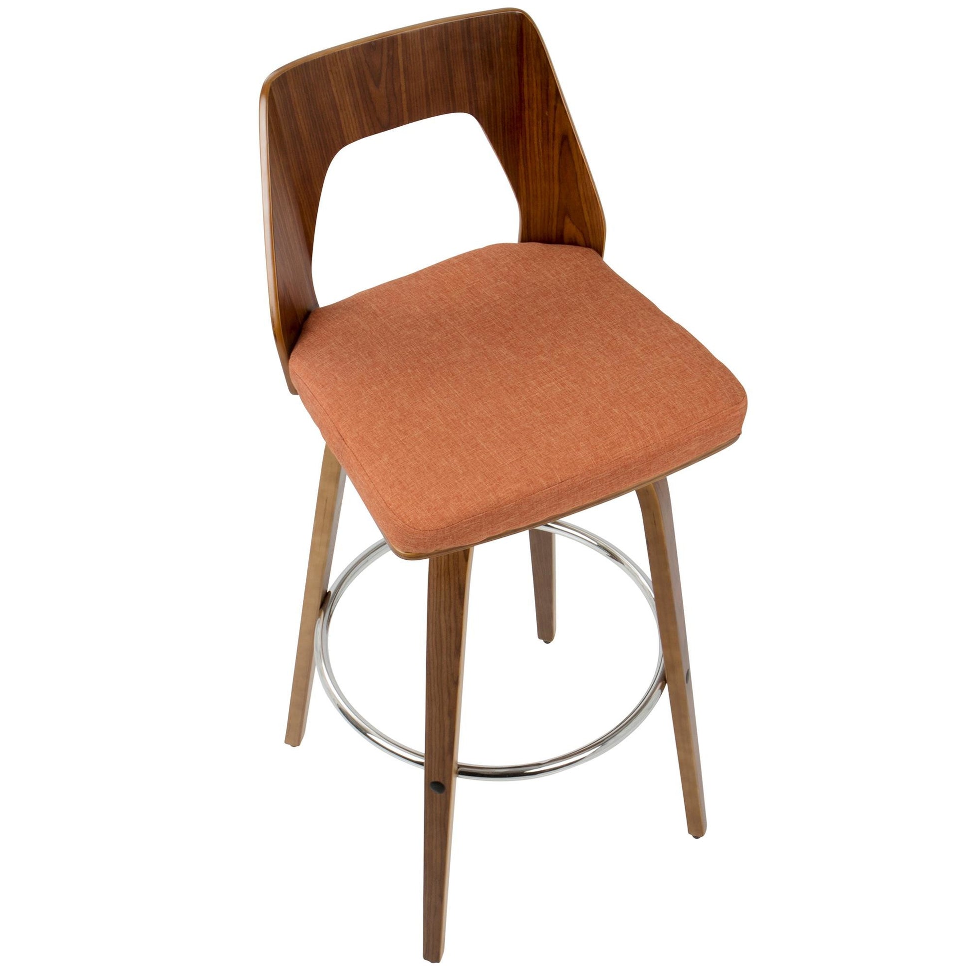 LumiSource Trilogy 30" Barstool - Set of 2 | Modishstore | Bar Stools