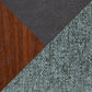 Mason Mara 30" Contemporary Fixed-Height Barstool in Black Metal, Walnut Wood and Cream Fabric By LumiSource - Set of 2 | Bar Stools | Modishstore - 12