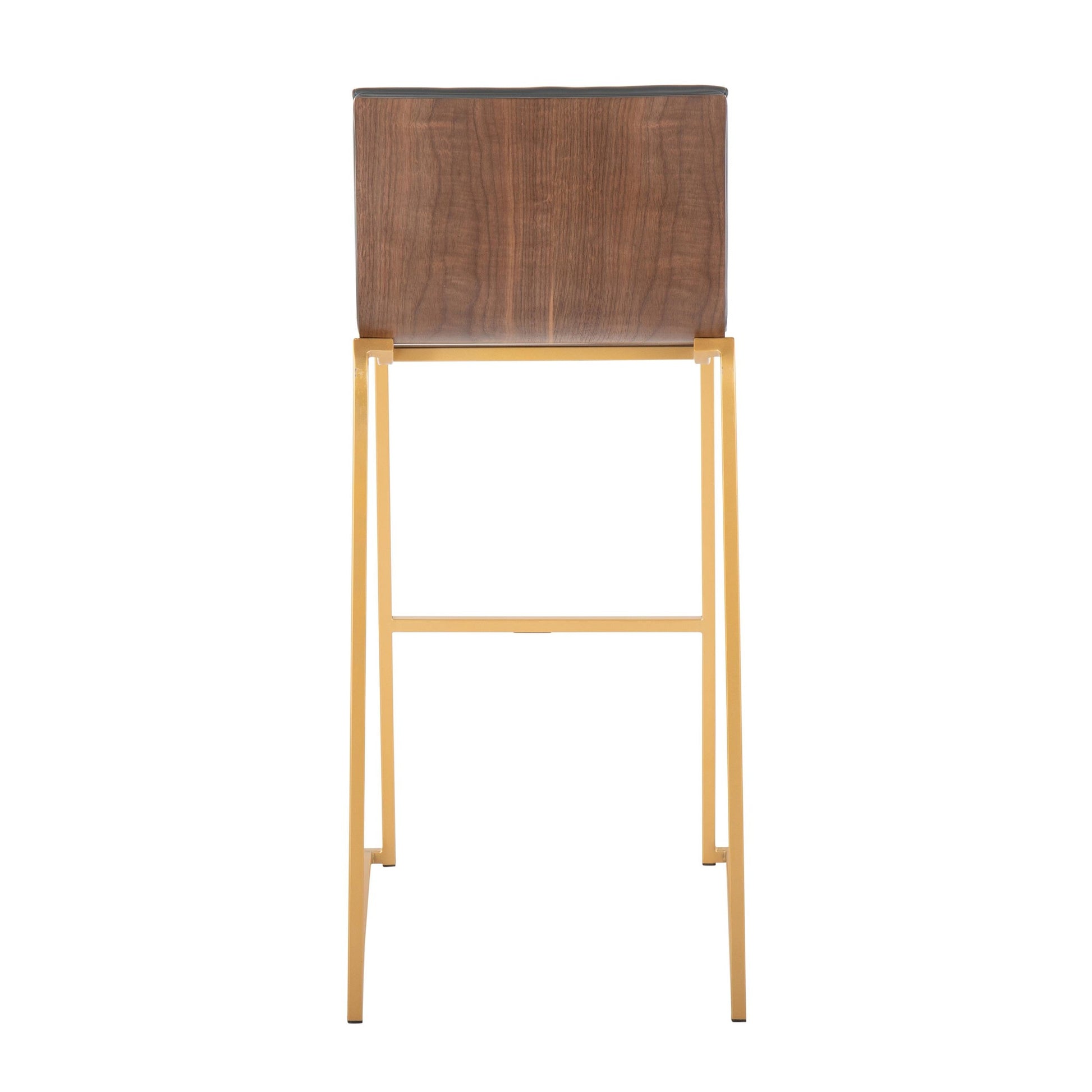 Mason Mara 30" Fixed-Height Barstool - Set of 2 Gray By LumiSource | Bar Stools | Modishstore - 7