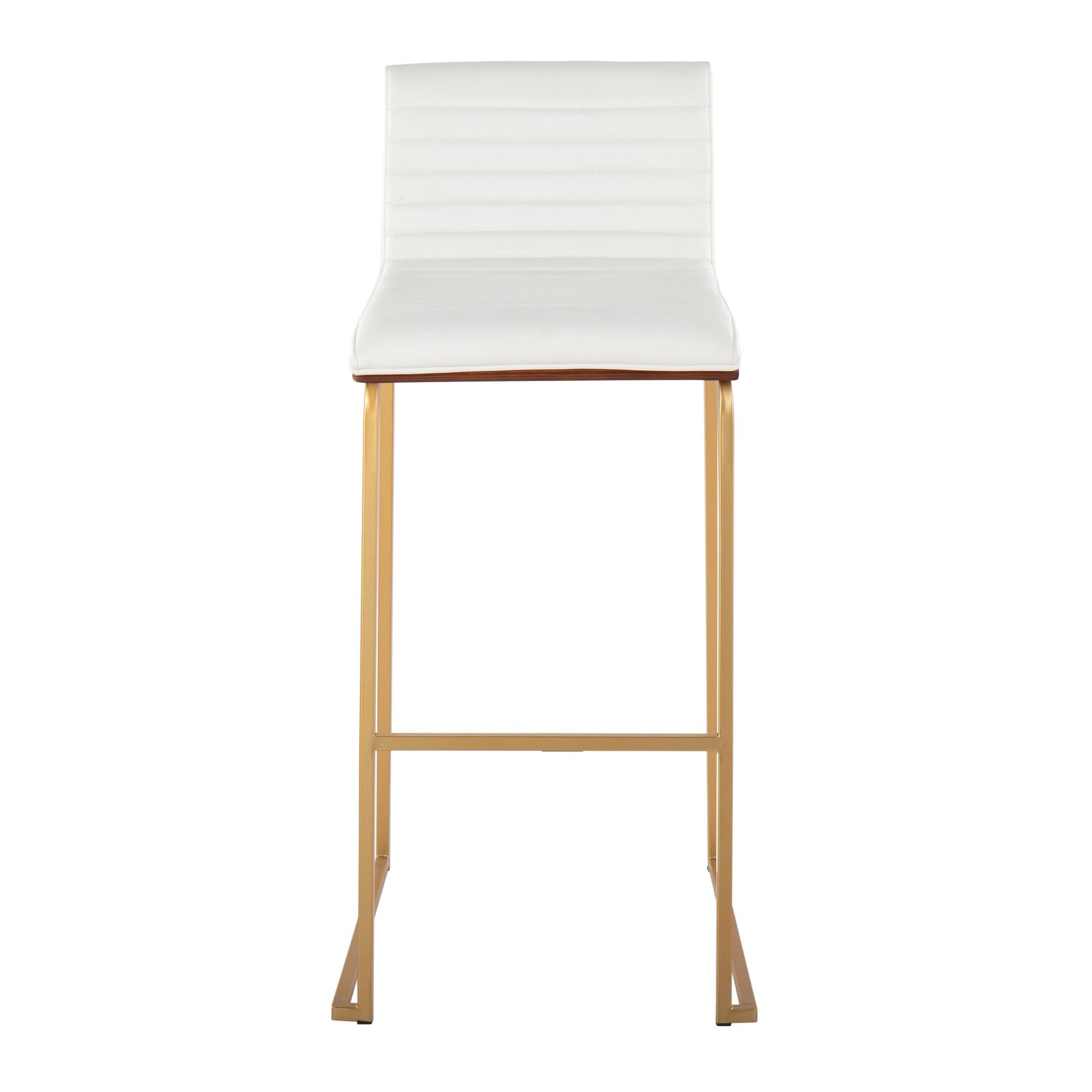 Mason Mara 30" Fixed-Height Barstool - Set of 2 Gray By LumiSource | Bar Stools | Modishstore - 17