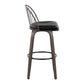 Riley 30" Fixed-Height Barstool - Set of 2 Brown By LumiSource | Bar Stools | Modishstore - 5