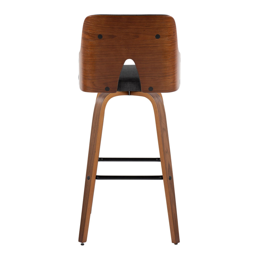 Stella 30" Fixed-Height Barstool - Set of 2 Cream By LumiSource | Bar Stools | Modishstore - 31