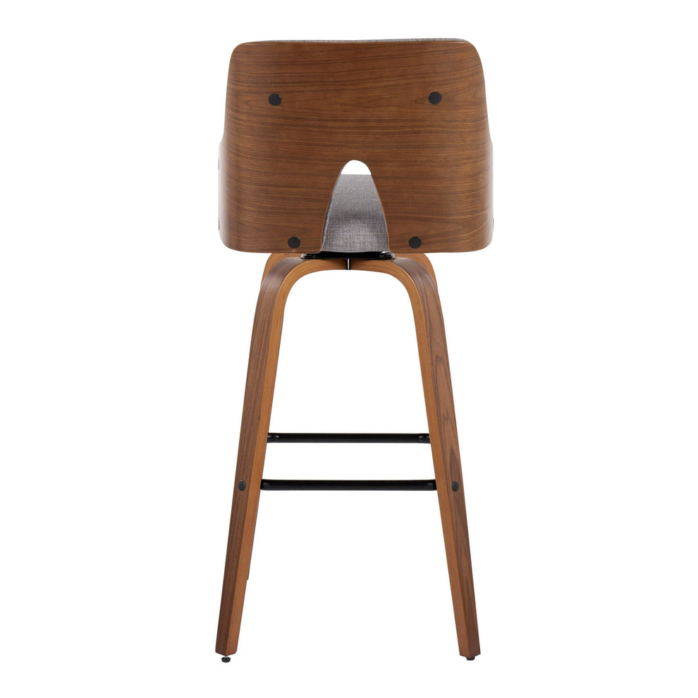 Stella 30" Fixed-Height Barstool - Set of 2 Cream By LumiSource | Bar Stools | Modishstore - 47
