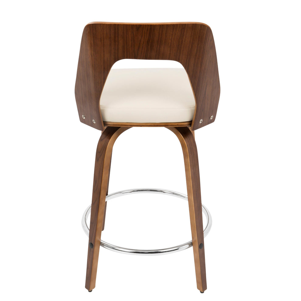 LumiSource Trilogy 24" Counter Stool - Set of 2-18