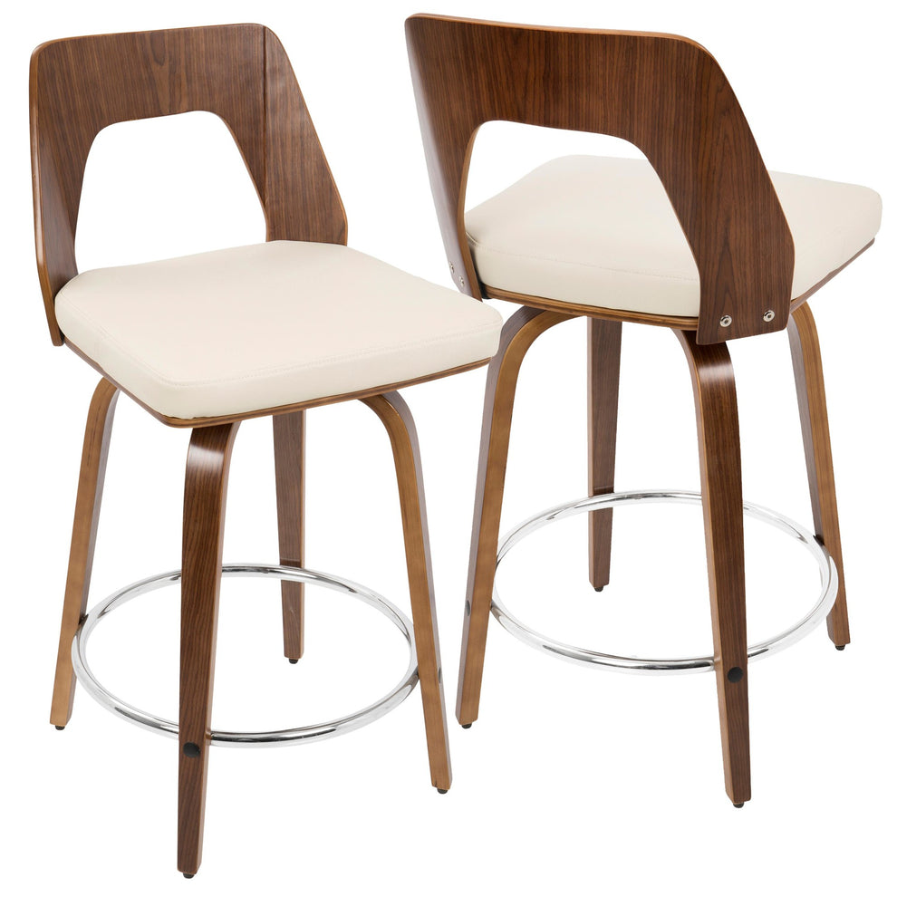 LumiSource Trilogy 24" Counter Stool - Set of 2-37