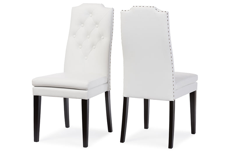 Baxton Studio Dylin Modern Trim Dining Chair (Set of 2) | Dining Chairs | Modishstore - 8