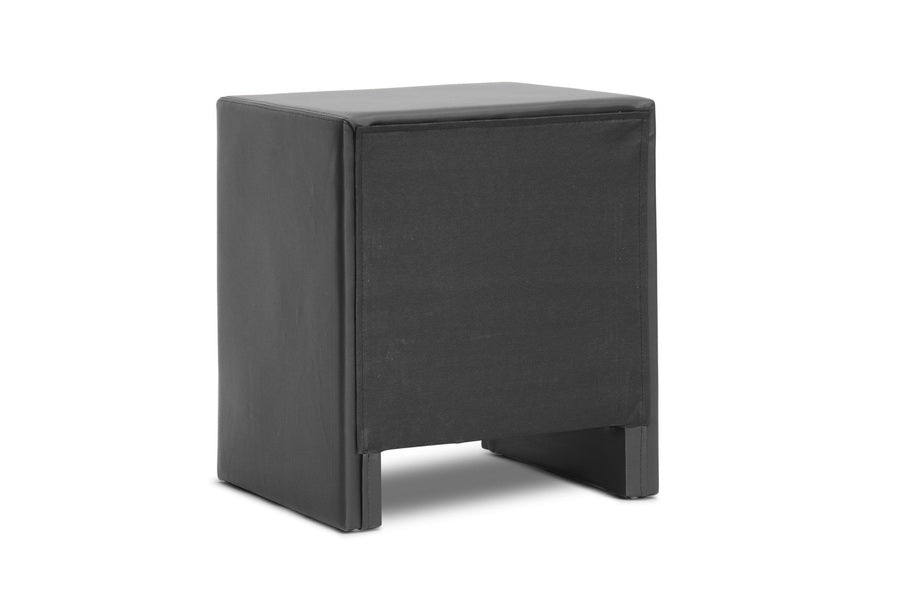 Baxton Studio Frey White Upholstered Modern Nightstand | Nightstands | Modishstore - 6