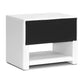 Baxton Studio Massey White Upholstered Modern Nightstand | Nightstands | Modishstore - 2