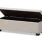 baxton studio roanoke modern and contemporary beige fabric upholstered grid tufting storage ottoman bench | Modish Furniture Store-14