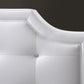 baxton studio carlotta white modern bed with upholstered headboard full size | Modish Furniture Store-3