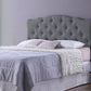Baxton Studio Rita Modern Full Size Grey Fabric Upholstered Headboard | Headboards | Modishstore