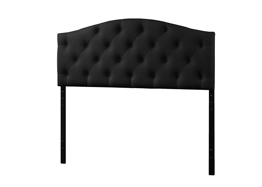 Baxton Studio Myra Modern Full Size White Faux Leather Upholstered Headboard | Headboards | Modishstore - 4