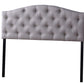 Baxton Studio Myra Modern Queen Size Light Beige Fabric Headboard | Headboards | Modishstore - 2