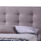 Baxton Studio Jonesy Scandinavian Style Mid-century Grey Fabric Upholstered Full Size Platform Bed | Beds | Modishstore - 6