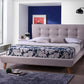 Baxton Studio Jonesy Scandinavian Style Mid-century Grey Fabric Upholstered Full Size Platform Bed | Beds | Modishstore - 4