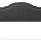 baxton studio avery modern and contemporary dark grey fabric queen size headboard | Modish Furniture Store-2