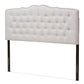 baxton studio lucy modern and contemporary greyish beige fabric king size headboard | Modish Furniture Store-2