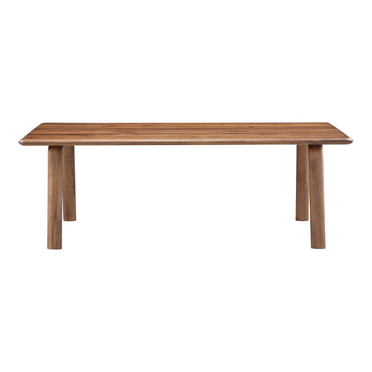 Malibu Dining Table Walnut By Moe's Home Collection | Dining Tables | Modishstore - 1