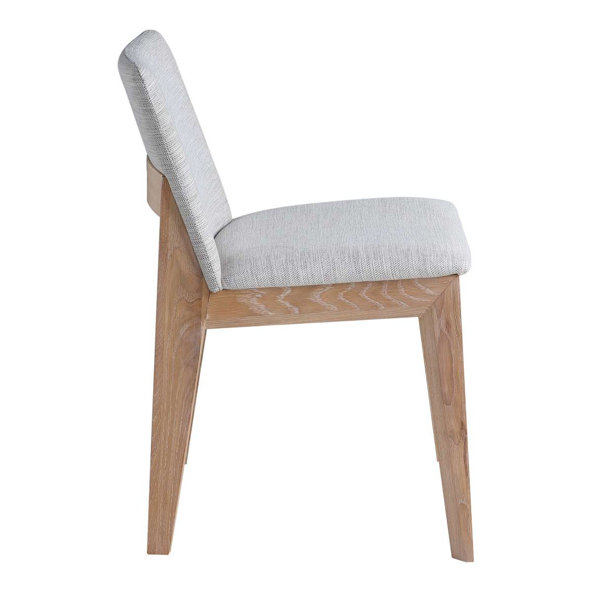 Deco Oak Dining Chair White Pvc-M2 (Set Of 2) By Moe's Home Collection
