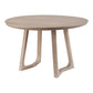 SILAS ROUND DINING TABLE OAK | Modishstore | Dining Tables