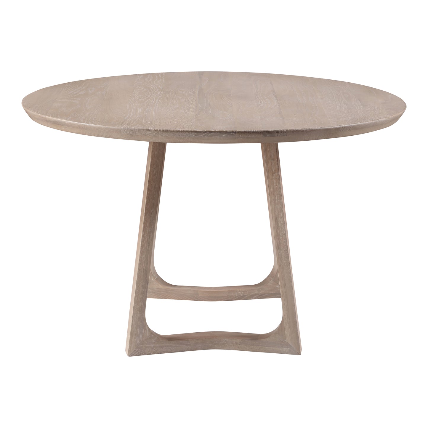 SILAS ROUND DINING TABLE OAK | Modishstore | Dining Tables-2