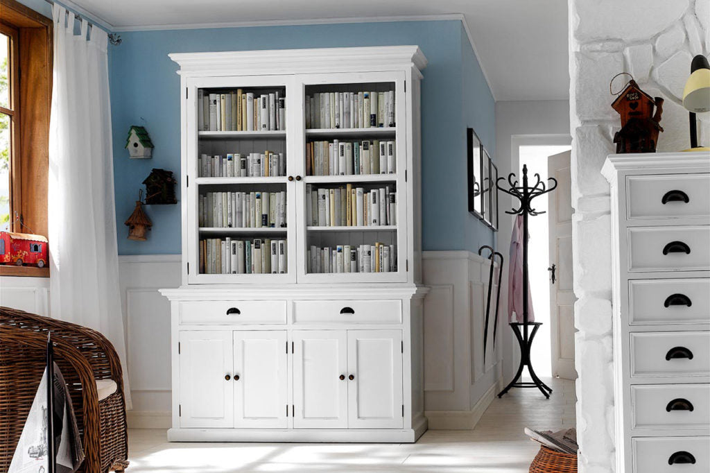 Glass-Display Hutch Unit By Novasolo - BCA594 | Sideboards | Modishstore