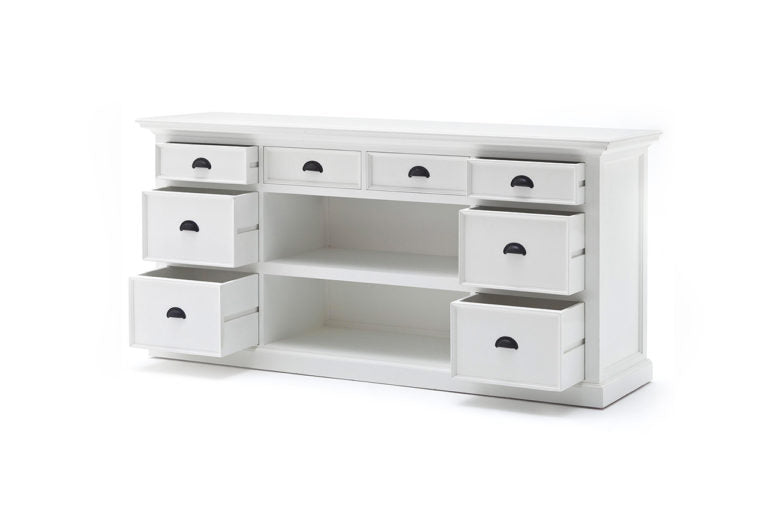 Library Hutch with Basket Set By Novasolo - BCA600 | Sideboards | Modishstore - 3