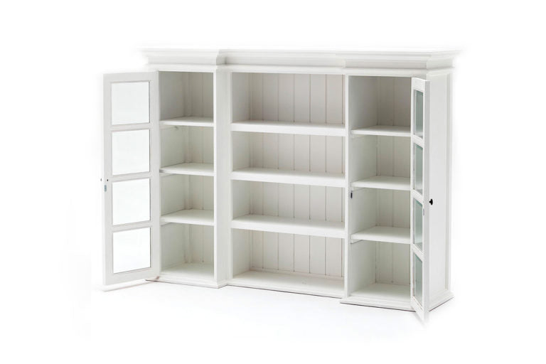 Library Hutch with Basket Set By Novasolo - BCA600 | Sideboards | Modishstore - 6
