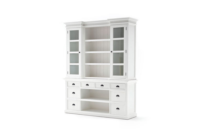 Library Hutch with Basket Set By Novasolo - BCA600 | Sideboards | Modishstore - 11