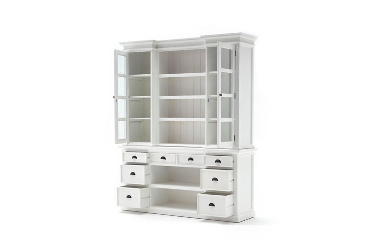 Library Hutch with Basket Set By Novasolo - BCA600 | Sideboards | Modishstore - 9