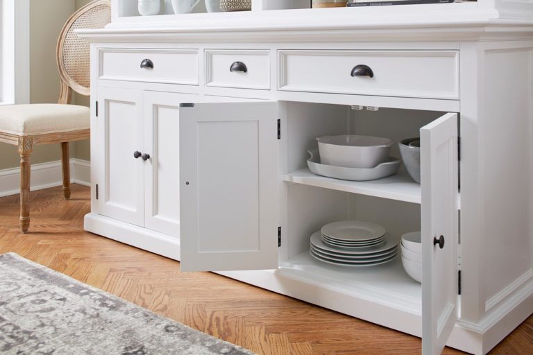Hutch Bookcase 5 Doors 3 Drawers By Novasolo - BCA606 | Cabinets | Modishstore - 3