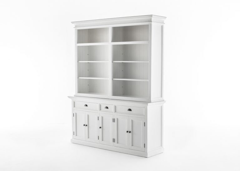 Hutch Bookcase 5 Doors 3 Drawers By Novasolo - BCA606 | Cabinets | Modishstore - 13