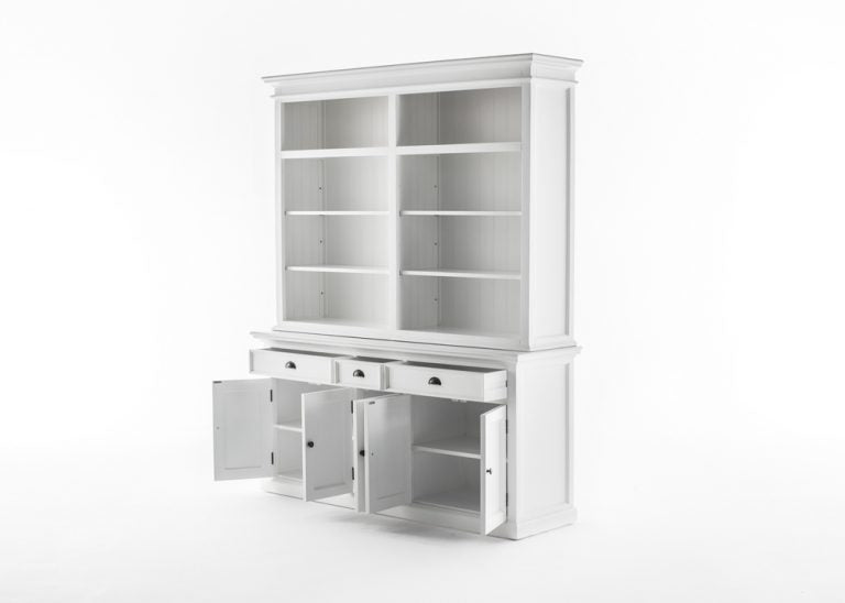 Hutch Bookcase 5 Doors 3 Drawers By Novasolo - BCA606 | Cabinets | Modishstore - 12