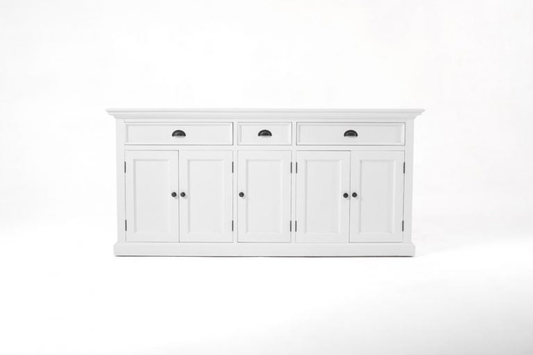 Hutch Bookcase 5 Doors 3 Drawers By Novasolo - BCA606 | Cabinets | Modishstore - 4