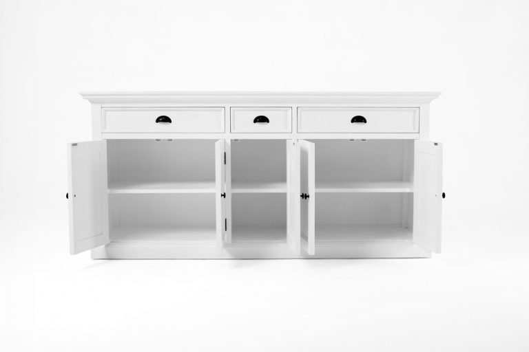 Hutch Bookcase 5 Doors 3 Drawers By Novasolo - BCA606 | Cabinets | Modishstore - 5